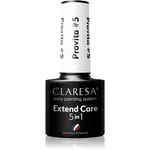 Claresa Extend Care 5 in 1 Provita podkladový lak pro gelové nehty s regeneračním účinkem odstín #5 5 g
