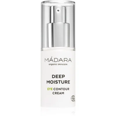 Mádara DEEP MOISTURE rozjasňující oční krém proti otokům a tmavým kruhům 15 ml
