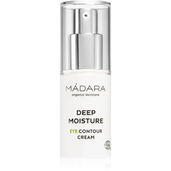 MÁDARA Deep Moisture rozjasňující oční krém proti otokům a tmavým kruhům 15 ml