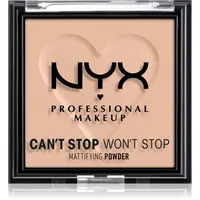 NYX Professional Makeup Can't Stop Won't Stop Mattifying Powder matující pudr odstín 04 Meduim 6 g