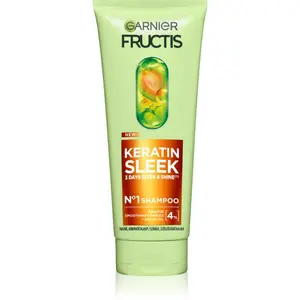 Garnier Fructis Keratin Sleek šampon pro suché a křehké vlasy 200 ml