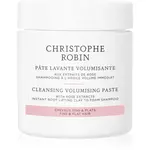 Christophe Robin Cleansing Volumizing Paste with Rose Extract exfoliační šampon pro objem vlasů 75 ml