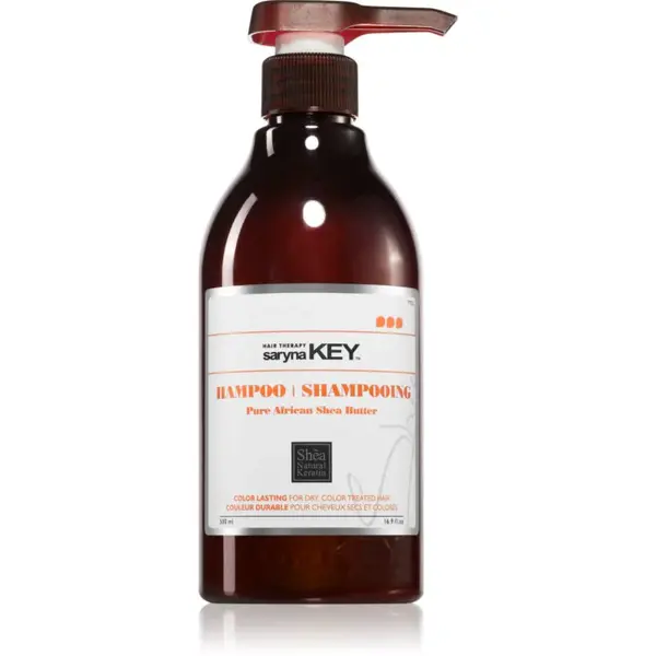 Saryna Key Pure African Shea Butter Color Lasting šampon pro barvené vlasy s bambuckým máslem 500 ml