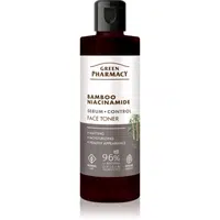 Green Pharmacy Bamboo & Niacinamide Face Toner aktivní tonikum pro mastnou pleť 200 ml