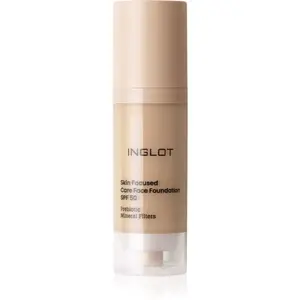 Inglot Skin Focused Care Face Foundation SPF 50 krycí make-up SPF 50 odstín Yellow Beige 30 ml