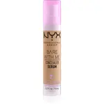 NYX Professional Makeup Bare With Me Concealer Serum hydratační korektor 2 v 1 odstín 07 Medium 9,6 ml