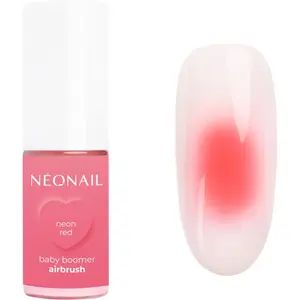 NEONAIL Baby Boomer Airbrush barevný pudr na nehty odstín Neon Red 5 g