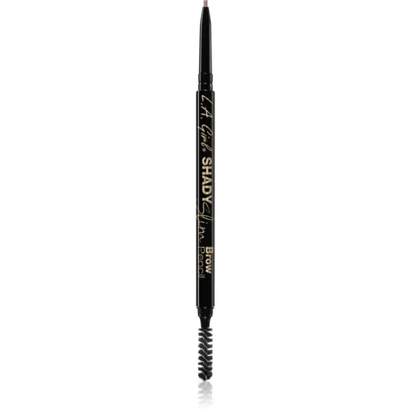 L.A. Girl Cosmetics Shady Slim automatická tužka na obočí s kartáčkem odstín Taupe 0.08 g
