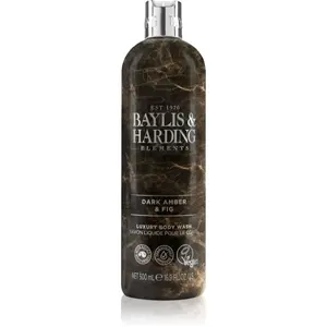 Baylis & Harding Elements Dark Amber & Fig luxusní sprchový gel 500 ml