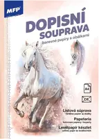 Dopisní papír barevný LUX 5+10 (Kůň)