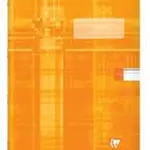 Školní sešit Clairefontaine Metric A4 "445" čtverečkovaný, 40 listů CZ/SK, oranžový