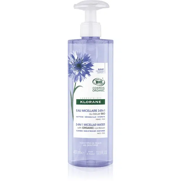 Klorane Chrpa micelární voda 3v1 400 ml