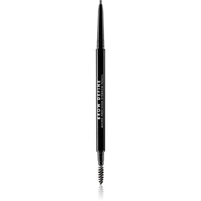 MUA Makeup Academy Brow Define precizní tužka na obočí s kartáčkem odstín Grey 0.05 g