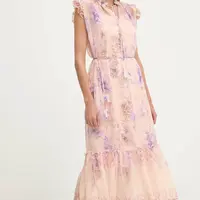 Šaty Answear.LAB fialová barva, midi