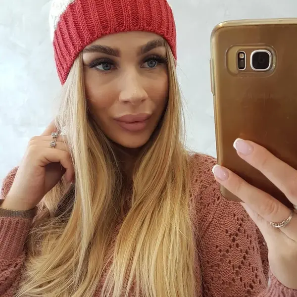 Kesi Fleecová čepice Bibiana K264 burgundy+ecru