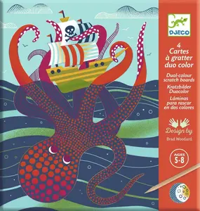 Vyškrabávací obrázky Na moři