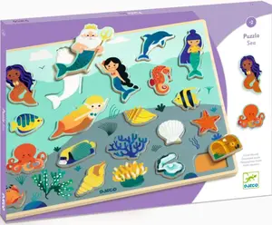 Dřevěné Puzzlo Sea