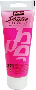 Akrylová barva Pébéo 100ml – 371 fluorescent pink