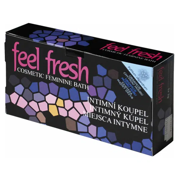PYTHIE FEEL FRESH Cosmetic Feminine Bath Přísada do koupele 5 x 2 g