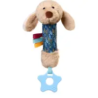 BabyOno Squeaky Toy 0m+ hebká pískací hračka Willy the Dog 1 ks