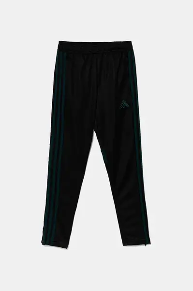 Dětské tepláky adidas Performance černá barva, s aplikací, KC7235