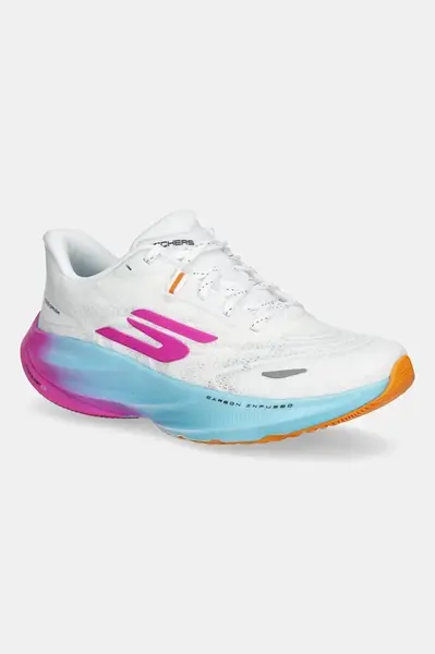 Běžecké boty Skechers GO RUN RIDE 12 dámské, bílá barva, 172200