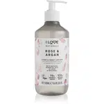 I Love Naturals Rose & Argan tělové mléko 500 ml