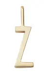 Pozlacený stříbrný přívěsek Design Letters