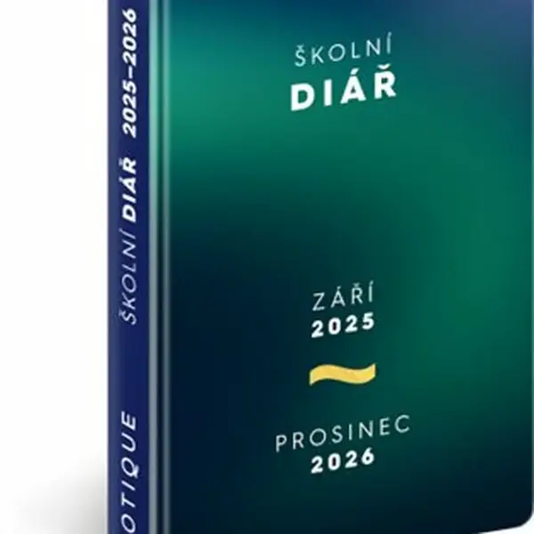 Školní diář Zelený (září 2025 - prosinec 2026)