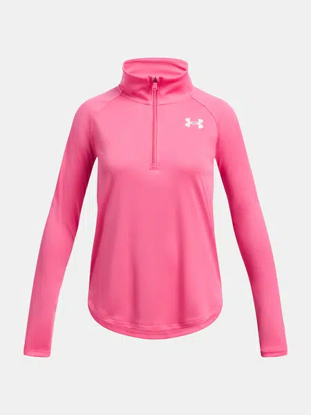 Dívčí tričko Under Armour Tech Graphic 1/2 Zip - Holky