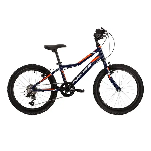 Dětské kolo Kross Hexagon Mini 1.0 SR 20" Gen 003 11" (120-140 cm) Navy / White / Orange
