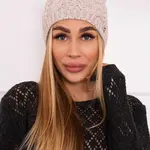 Kesi Fleecová čepice Rabbid K237 light beige