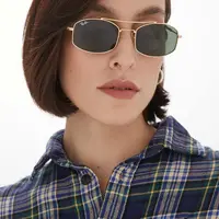 Sluneční brýle Ray-Ban dámské, zelená barva, 0RB3719