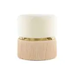 TABURET, kov, textil, kompozitní dřevo, 41/44,5/41 cm