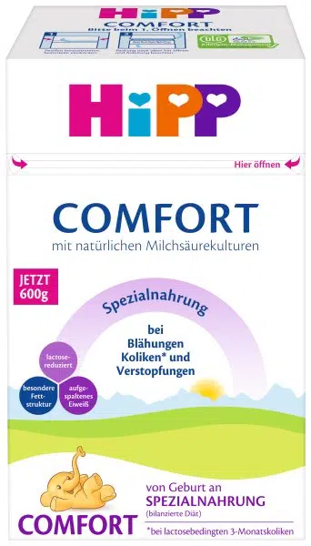 HIPP Speciální kojenecká výživa Comfort, od narození 600 g
