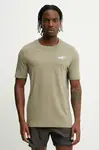 Bavlněné tričko Puma zelená barva, 682535