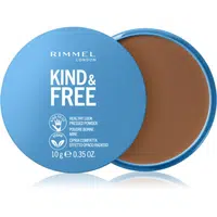 Rimmel Kind & Free Pressed Powder matující pudr odstín 50 Deep 10 g