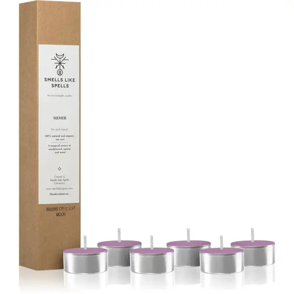 Smells Like Spells Norse Magic Mimir čajová svíčka (relaxation/meditation) 6 ks