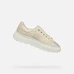 Cream women's sneakers Geox Spherica EC4.1 - Women's