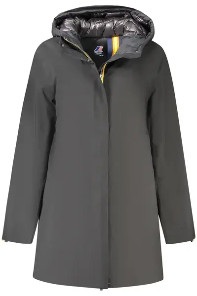 Dámsky čierny trench coat K-WAY