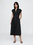 GAP Shirt poplin midi dress - Women's