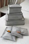 52772 Dewberry 6 Piece Suitcase Set - Storage Bag-GRI