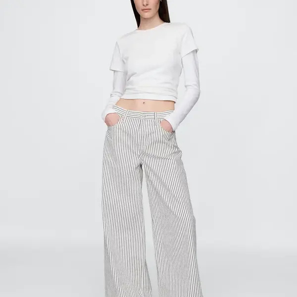 GAP Jeans Stripe Baggy - Women's