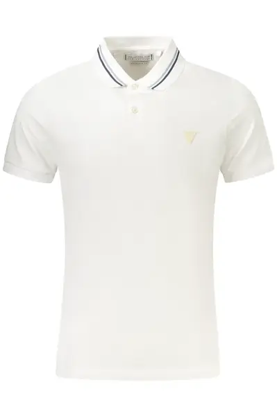 Biele pánske polo tričko GUESS JEANS