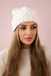marka niezdefiniowana Dámska čiapka Liliana K375 biely