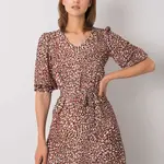 Dress-LK-SK-508079.47P-brown