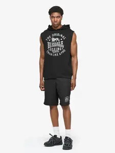 Lonsdale Men's sleeveless hoodie & shorts set regular fit