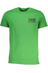 Zelené pánske tričko Cavalli Class