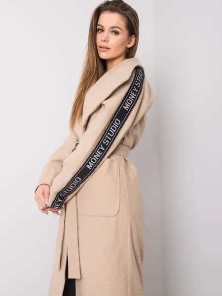 Coat LK-PL-508316.95P-beige
