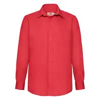 FRUIT OF THE LOOM F14•SHORT SLEEVE POPLIN SHIRT